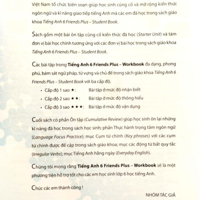 Tiếng Anh 6 - Friends Plus - Workbook (2023)
