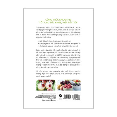 Smoothie: Giải pháp từ thiên nhiên giúp giảm cân, thải độc, phòng bệnh, sống lâu - Bản Quyền
