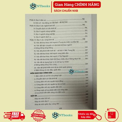 Combo 2 cuốn sách Trọng tâm kiến thức & câu hỏi ôn luyện các môn Khoa học Tự nhiên + Xã hội