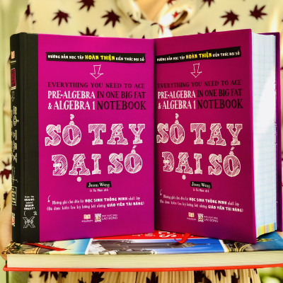 Sách Sổ Tay Đại Số ( Tiếng Việt ) Tổng hợp kiến thức toán học đại số từ lớp 8 đến lớp 12 - Hiệu sách genbooks, bìa cứng in màu