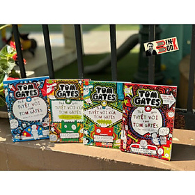 (Bản Tiếng Việt – Bộ 4 cuốn) THẾ GIỚI TUYỆT VỜI CỦA TOM GATES – Liz Pichon – Hà Giang Books