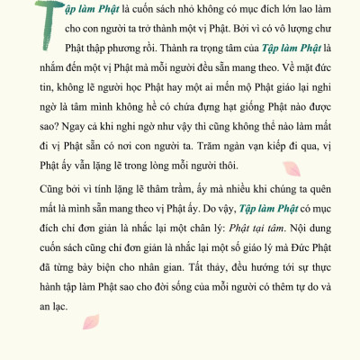 Tập Làm Phật