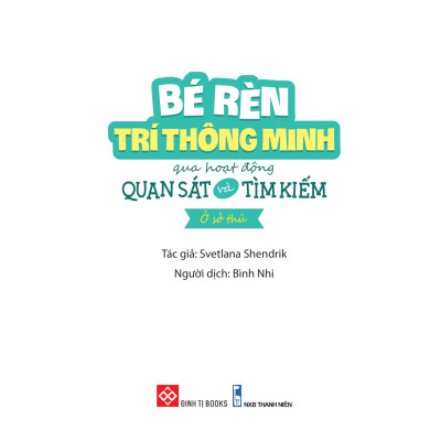 Bé Rèn Trí Thông Minh Qua Hoạt Động Quan Sát Và Tìm Kiếm - Ở Sở Thú