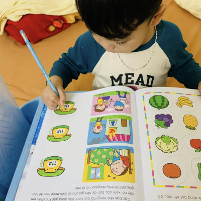 Sách cho bé - Phát Triển IQ - Rèn Luyện Tư Duy Não Bộ - Khả Năng Cảm Nhận Không Gian - Dành cho trẻ 2-4 tuổi