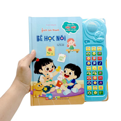 Tủ Sách Tương Tác - Sách Âm Thanh - Bé Học Nói - Phiên Bản Đặc Biệt Với 30 Nút Bấm
