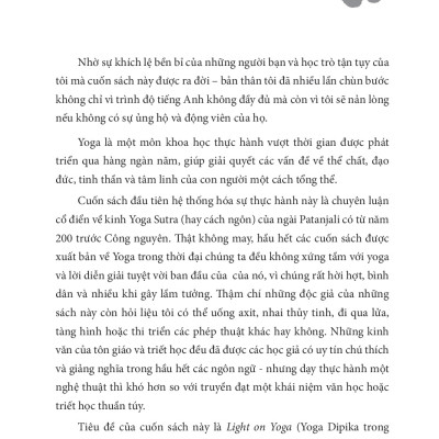 YOGA SOI SÁNG: Thánh Kinh Của Yoga Hiện Đại - Những Triết Ký Và Hướng Dẫn Thực Hành Bởi Bậc Thầy B. K. S. Iyengar