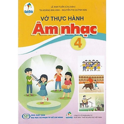 Sách - Vở Thực Hành Âm Nhạc 4 - Cánh Diều