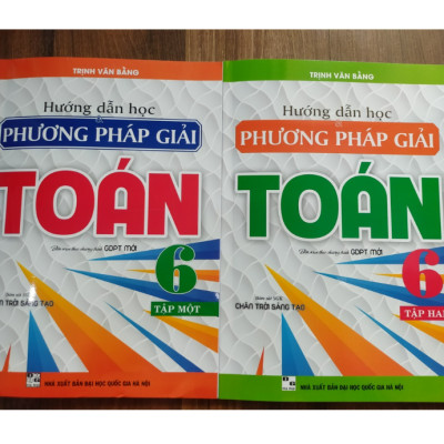 Sách - Combo Hướng dẫn học phương pháp giải Toán 6 tập 1 + 2 (Bám sát SGK Chân trời sáng tạo)