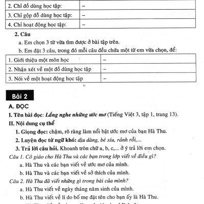 Bồi Dưỡng Tiếng Việt Lớp 3 (Bám Sát SGK Chân Trời Sáng Tạo)_HA