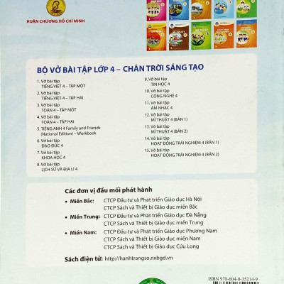 Vở Bài Tập Tiếng Việt 4 - Tập 1 (Chân Trời Sáng Tạo) (2023)