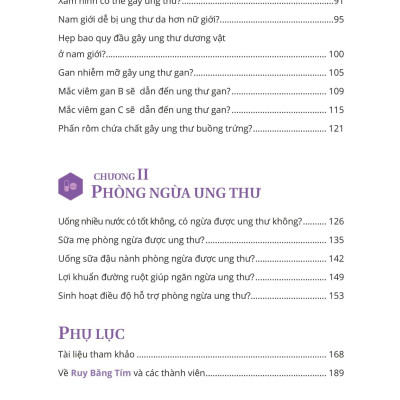 Bộ Sách Ung Thư - Tin Đồn Và Sự Thật (Bộ 2 Cuốn)