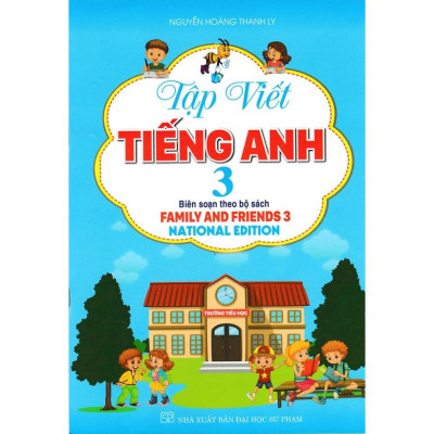 Combo Bài Tập Tiếng anh lớp 3+ Tập viết Tiếng Anh lớp 3 - National Edition (Theo bộ sách family and friends 3)-HA