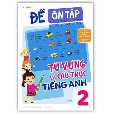 Sách - Combo Đề Ôn Tập Từ Vựng Và Cấu Trúc Tiếng Anh lớp 1 + 2 + 3 + 4 + 5 (MG)
