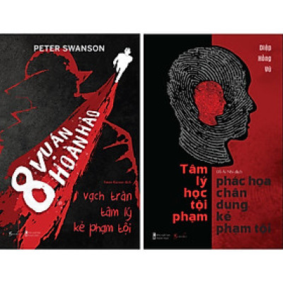 Combo 2 Cuốn Tâm Lý Kẻ Phạm Tội: 8 Vụ Án Hoàn Hảo + Tâm Lý Học Tội Pham