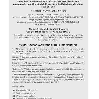 Đánh Thức Bản Năng Học Tập Phi Thường Trong Bạn - Phương Pháp Thao Túng Não Bộ Để Học Tập Nhàn Tênh Nhưng Vẫn Không Ngừng Tiến Bộ