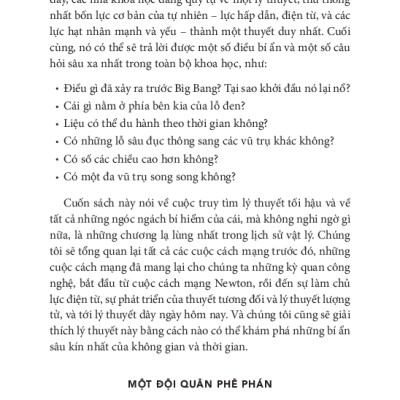 Khoa Học Khám Phá - Phương Trình Của Chúa - Cuộc Truy Tìm Lý Thuyết Của Vạn Vật