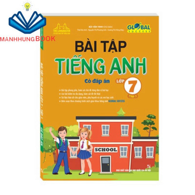 Sách - Combo 3c - em học giỏi tiếng anh & bài tập tiếng anh & chinh phục ngữ pháp và bài tập tiếng anh lớp 7 tập 1