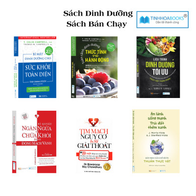 Combo sách dinh dưỡng hiện đại: Bí mật dinh dưỡng + Ăn lành sống mạnh (Tái bản)