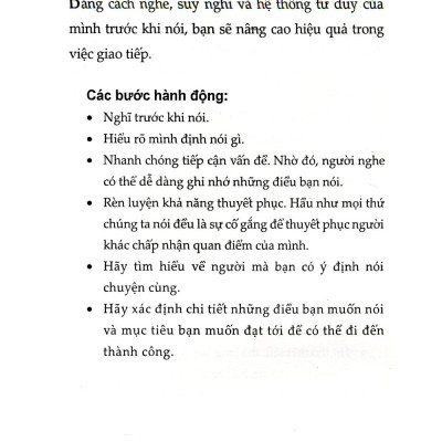 Giao Tiếp Bất Kỳ Ai - 101 Cách Nâng Cao Khả Năng Giao Tiếp (Tái Bản)
