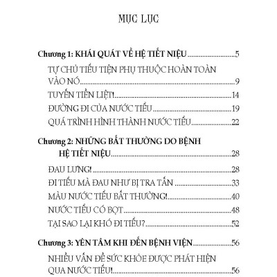 Y học thường thức: Những Biểu Hiện Và Điêu Trị Hệ Tiết Niệu
