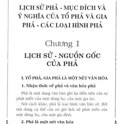 Cách Dựng Gia Phả Tổ Phả (Tái Bản)