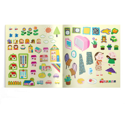 8 cuốn sticker sáng tạo (Cuốn lẻ và Combo)