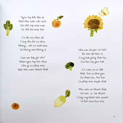 Sách Thơ Cho Bé - Vương Quốc Nhỏ Bí Mật - Bìa Cứng
