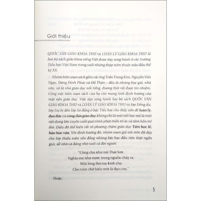 Luân Lý Giáo Khoa Thư (Tái Bản)