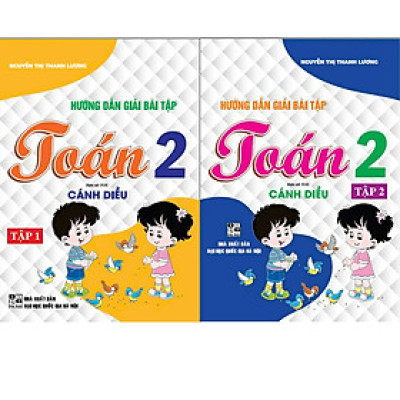 Sách - Hướng Dẫn Giải Bài Tập Toán 2 – Tập 1 + 2 (bám sát sgk cánh diều) (bộ 02 cuốn)