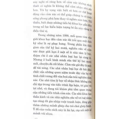 Dẫn Luận Về Cảm Xúc