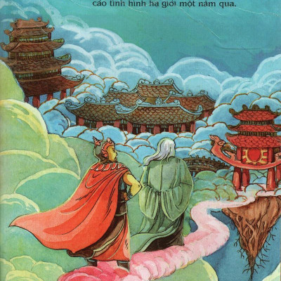 Tranh Truyện Dân Gian Việt Nam - Sự Tích Hoa Đào, Hoa Mai (Tái Bản 2024)