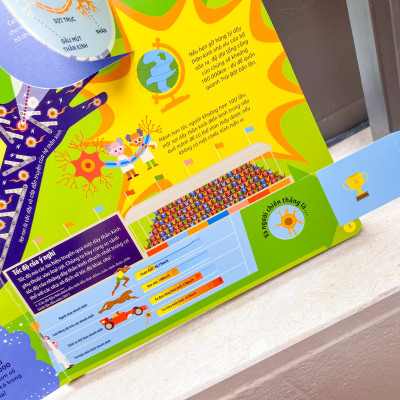 Sách Tương Tác Thông Minh Lật Mở Khám Phá 3D - Tớ Yêu Khoa Học - Đinh Tị Books