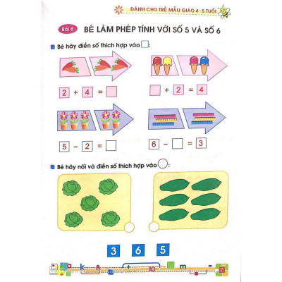Bé Vào Lớp 1 - Bé Vui Học Toán ( 4 - 5T) - Bản Quyền