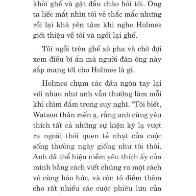 Tuyển Tập Sherlock Holmes - Những Bí Mật Và Báu Vật Bị Đánh Cắp - Hội Tóc Đỏ
