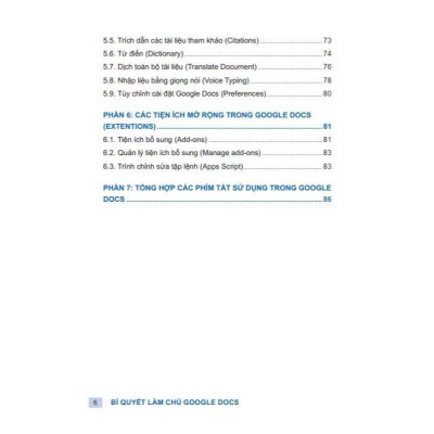 Sách Bí Quyết Làm Chủ Google Docs Ứng Dụng Thực Tế Kèm Video Hướng Dẫn