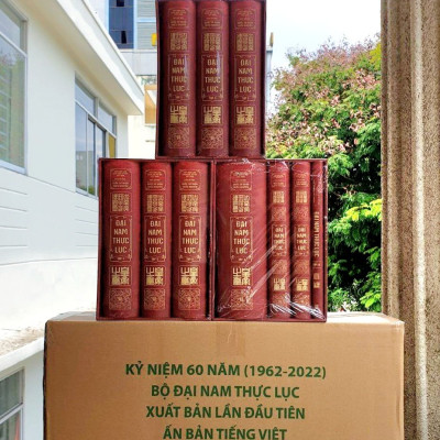 ĐẠI NAM THỰC LỤC (Bìa cứng) - Quốc Sử Quán Triều Nguyễn (Trọn bộ 10 tập, gồm 03 Boxes)
