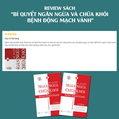 Combo 2 cuốn Bí mật dinh dưỡng (TB) + Bí quyết ngăn ngừa và chữa khỏi bệnh động mạch vành