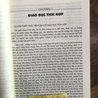 Sách - Giáo trình Giáo dục tích hợp ở bậc học mầm non