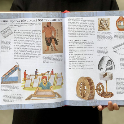 Sách Lịch Sử - Combo Bách Khoa Toàn Thư Lịch Sử (History Encyclopedia) Tập 1,Tập 2 - Á Châu Books - Tham Khảo Kiến Thức Lịch Sử Qua Từng Thời Kỳ ( Từ Thế Giới Cổ Đại Đến Thời Kỳ Hiện Đại )