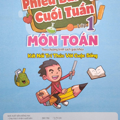 Phiếu Bài Tập Cuối Tuần - Môn Toán Lớp 1 (Theo Kết Nối Tri Thức Với Cuộc Sống)