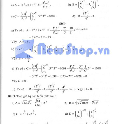 Phân Loại Phân Tích Và Phương Pháp Giải Hàm Số Mũ Và Logarit, Tích Phân, Số Phức