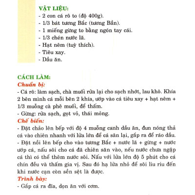 Thực Đơn Nấu Ăn Gia Đình (Tập 1)