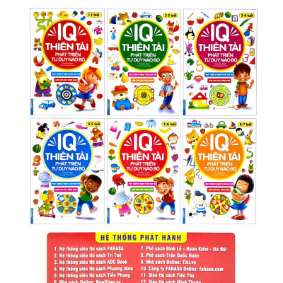 IQ Thiên Tài Phát Triển Tư Duy Não Bộ 5 - 6 Tuổi (Tái Bản)