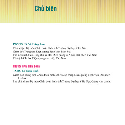 Chẩn đoán hình ảnh cơ bản
