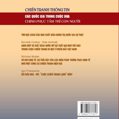 Chiến tranh thông tin các quốc gia trong cuộc đua chinh phục tâm trí con người - bản in 2025