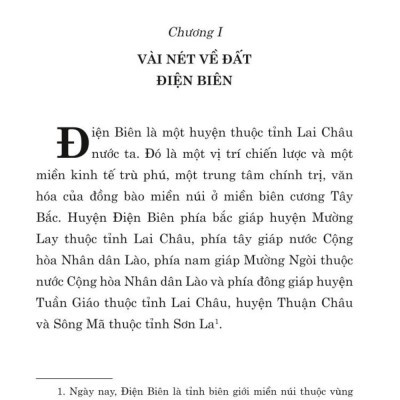 Điện Biên trong lịch sử (từ thuở ban đầu đến năm 1954) bản in 2024
