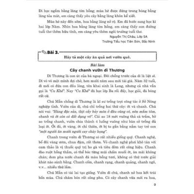 Sách - Những Bài Văn Miêu Tả Lớp 5 - Dùng Chung Các Bộ SGK Hiện Hành - Hồng Ân