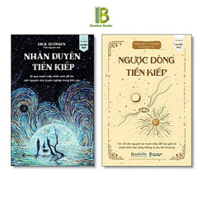 Combo 2 Cuốn Sách Tâm Linh: Nhân Duyên Tiền Kiếp + Ngược Dòng Tiền Kiếp - 1980Books - Tặng Kèm Bookmark Bamboo Books