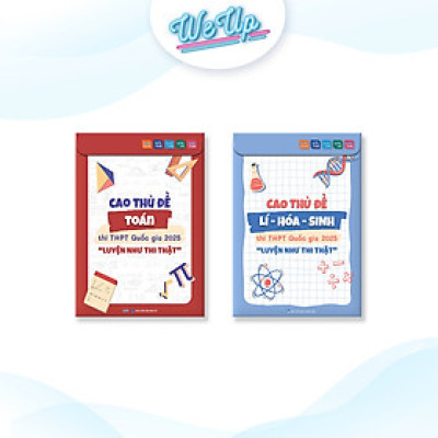 COMBO 5 BỘ CAO THỦ ĐỀ THPT : Cao thủ đề Toán, cao thủ đề Lý-hoá-sinh, cao thủ đề Sử-Địa-GD Kinh Tế&Pháp luật, cao thủ đề Văn-Anh thi THPT Quốc gia 2025 - “Luyện như thi thật”, Sổ tay kiến thức Xã Hội  (3-4-5 TẶNG)