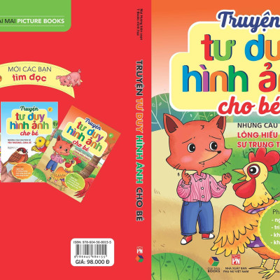 Combo 2 quyển truyện thiếu nhi hay - Truyện tư duy hình ảnh cho bé ( lòng hiếu thảo ...+ kiên trì chăm chỉ ...)